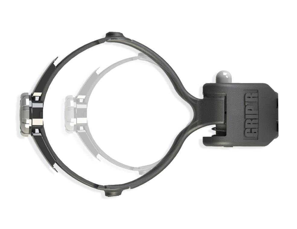 GRIP'R - Drink Holder / Tumbler Handle. 2.5" to 4" Dia. Containers. 12 - 40oz.